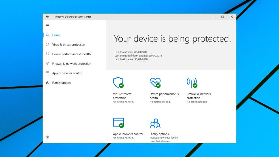 Microsoft Defender Antivirus Windows 10 Listele