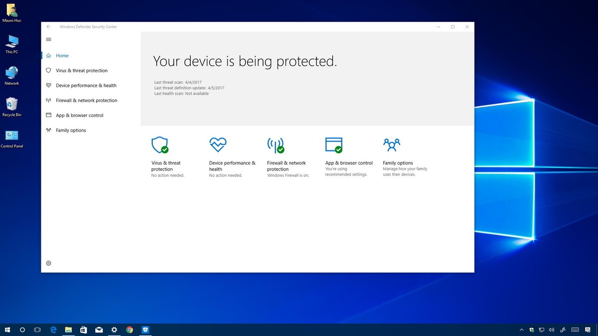 microsoft defender antivirus windows 10